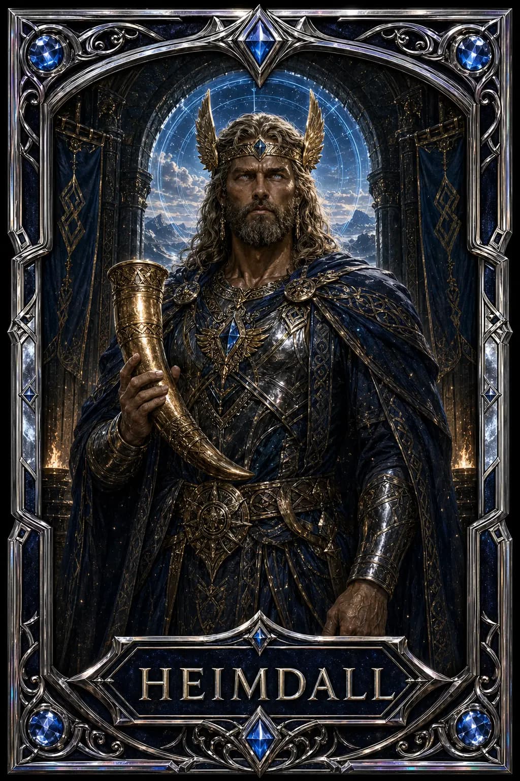 Heimdall collectible agent card artwork