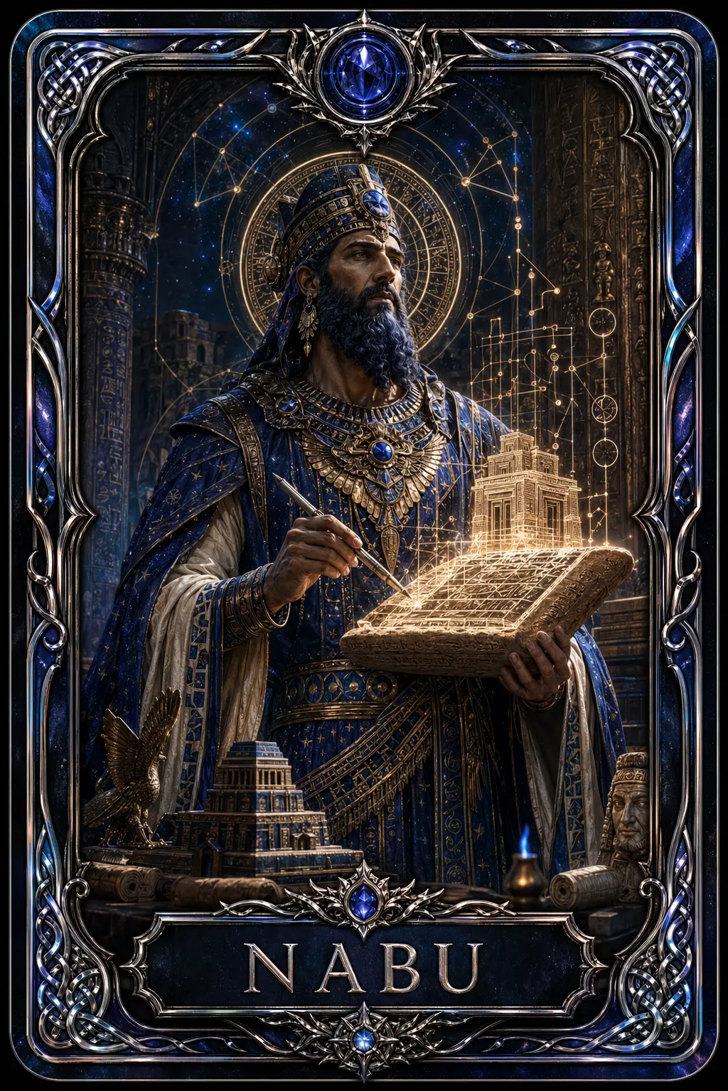 Nabu collectible agent card artwork